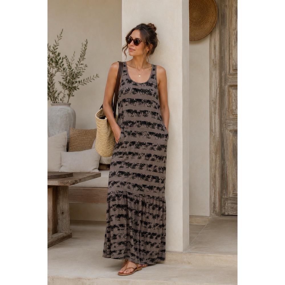 Tomas Maier x Uniqlo 🌴 Printed Maxi Dress